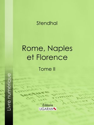 cover image of Rome, Naples et Florence